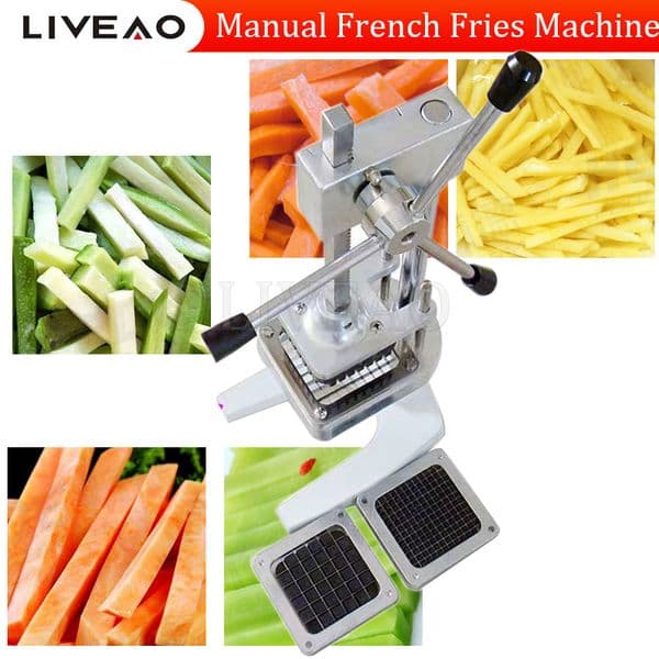 Commercial Restaurant Manual Potato Chips Cutter Equipment French Fries Cutting Making Machine