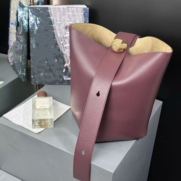 Mirror Quality Pebble Bucket handbag Basket bag Red Bags Nappa Leather Soft Calf Leather Designer Shoulder Bag Lightweight And Concise Luxury Purse