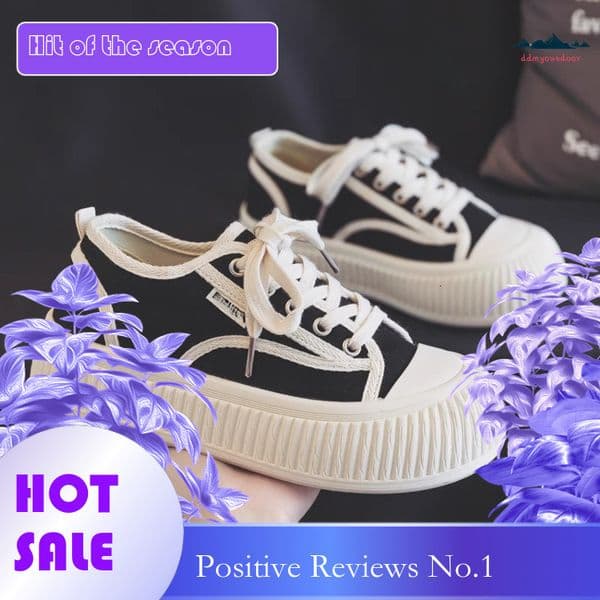 Ddmyoutdoor China Ddmyoutdoor Domestic Summer New Big Head Bread Women S Canvas Versatile Student Low Cut Breathable Board Shoes Trendy Outdoor Shoes