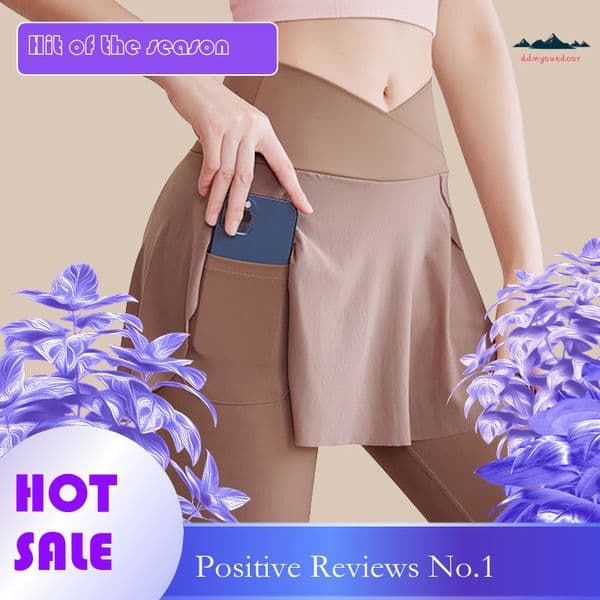 Ddmyoutdoor China Domestictwo Yoga For Women High Waisted Hip Lifting Sports Running Tight Dance Skirt Anti Glare Quick Drying Fitness Pants Jogging Suit