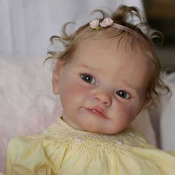 23 inch recycled doll kit Tobiah with COA size long lifespan baby unfinished doll parts used for Chirdren birthday gift X250210