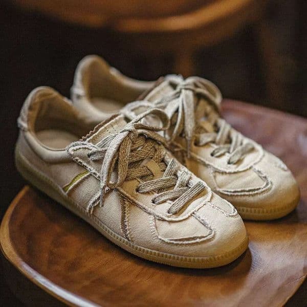 Maden Desert Dune Retro Moral Training for Men's Summer and New Niche Canvas Casual Sports Lightweight Soft Sole Shoes