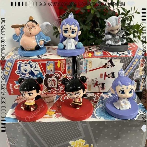 In Stock Genuine Movie Ne Zha 2 Blind Box Toys Model Surprise Doll Box Ornament Nezha Ao Bing Figures Kids Gifts CustomXJ250214