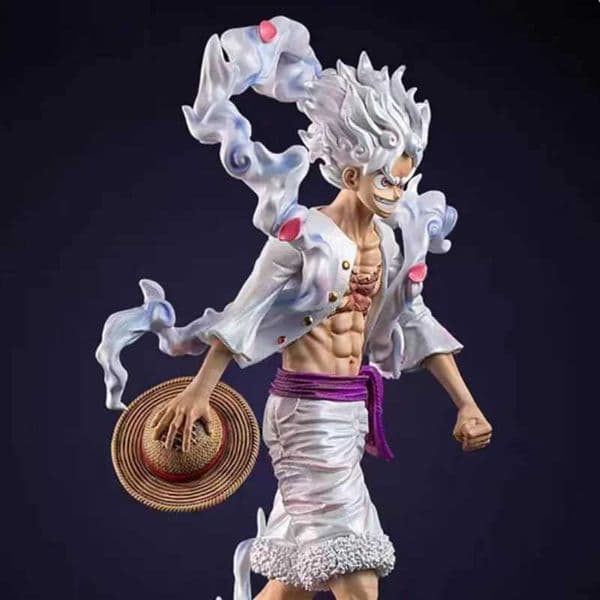 23cm integrated anime popular monkey D Luffy action picture anniversary commemorative model gear 5 Nika Luffy picture Pvc collectible decorative toy W250214
