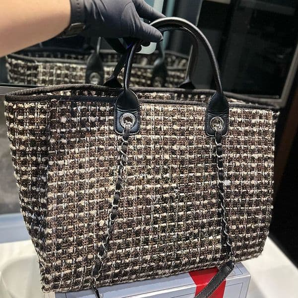 Designer Wave Tote Beach Bag Women Chain Shopping Bag Handbag Shoulder Bag