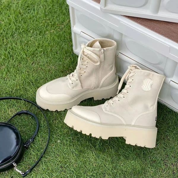 brand Fashion Martin luxury Designer Boot platform Shoes Mens Women Ankle Genuine Leather winter outdoor walk hike booties black brown rain Casual Shoe Boots loafer