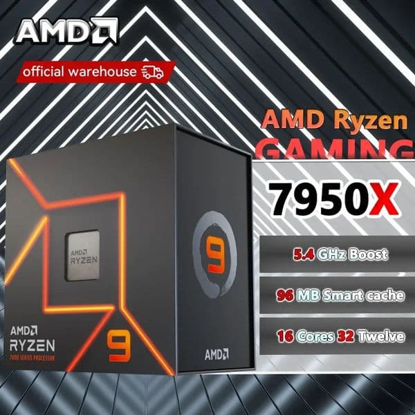 AMD R9 7950X Ryzen 9 7950X New Box without fan