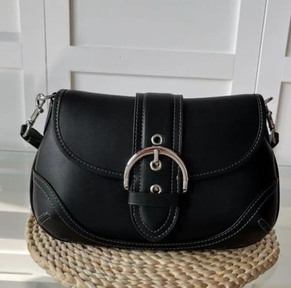 Denim Saddle Bag SOHO Shoulder Bags for Women's Subaxillary Bag Design Advanced Texture Armpit Handbags Purses Crescent