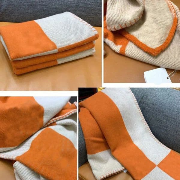 Cashmere designer blankets home winter throw blanket designer bedding christmas wool soft home textiles supplies letter blanket comforters fleece blanket rugs