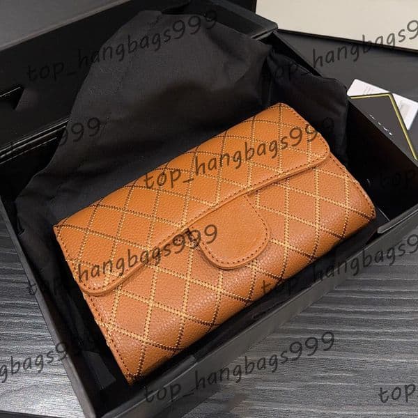 5Colors Leather Cross Body WOC Shoulder Bags With Gold Hardware Matelasse Chain Handbag Card Holder Wallet Purse Multi Pochette Clutch bag 20X22CM