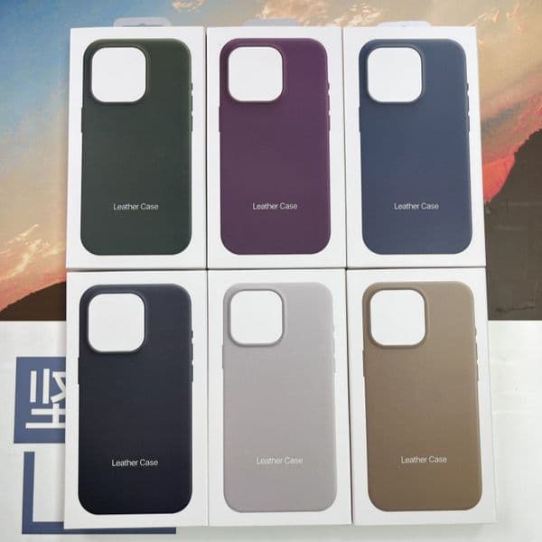 2025 Magnetic Suction Animation for iPhone 16 15 14 Pro Max Compatible with MagSafe PU Leather Cell Phone Case With retail package MAX168