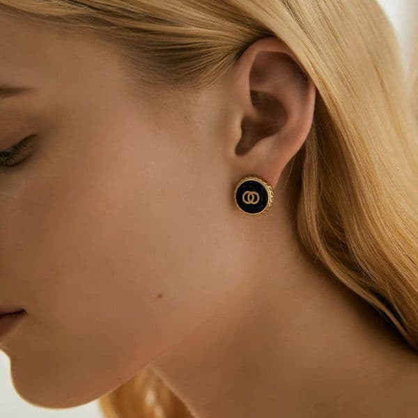 Never Fading Crystal Earrings Star Ear Stud Stainless Steel Stamp Letter Pearl Earring Fashion Womens Elegance Wedding Party Jewelry Acces