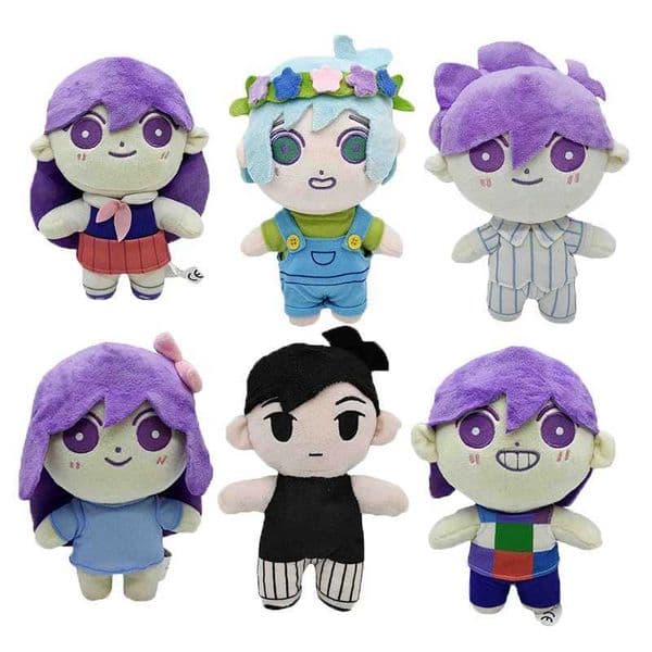 20CM Game OMORI Plush Doll Stuffed Pillow Toy Sunny Plushie Toys Cute Omori Cosplay Props Merch for Kid Christmas Birthday GiftXJ250218