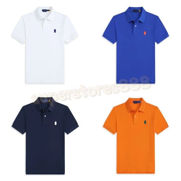 Designer Mens Polo Shirt Summer Polos tshirts Classic Pony Label Tees embroidery horse logo Top Business Casual Cotton Embroidery Lapel Men Short Sleeve Polo aa
