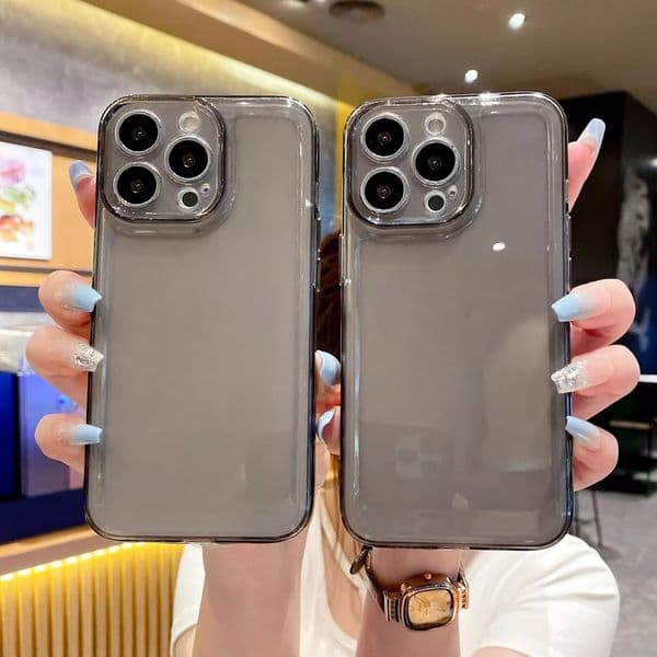 Luxury DIY Space Clear Case For iPhone16 15 14 13 12 11 Pro Max Silicone Transparent Soft TPU Cover