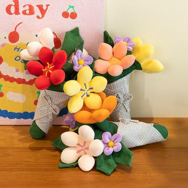 Wholesale creative simulation hand-held plush toys seaside holiday photo wedding decorations