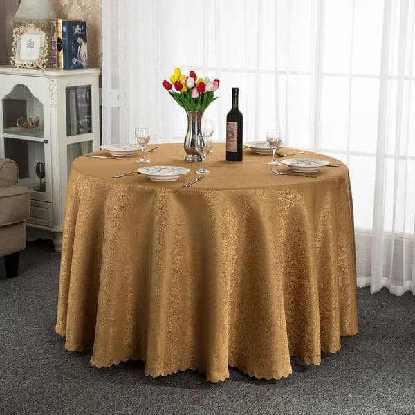 W455Floral solid color tablecloth easy to clean oil-proof and waterproof tablecloth
