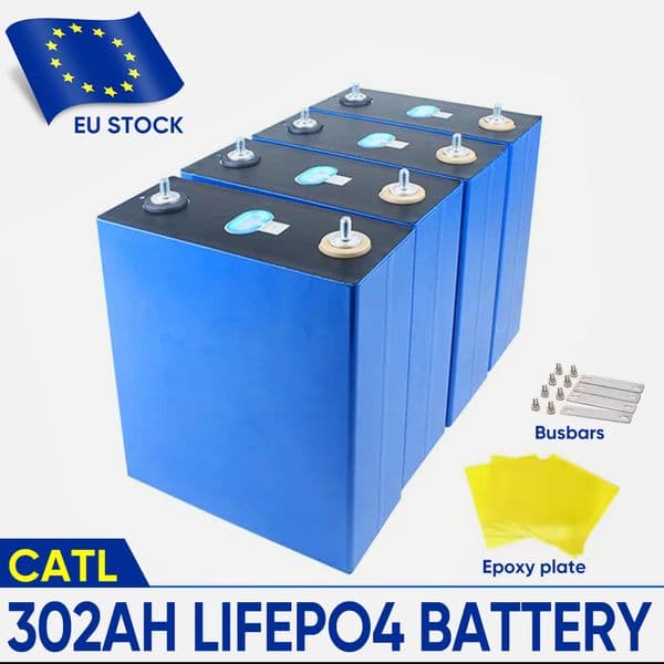 Pre-sale CATL 302AH LiFePO4 Battery 15KWh 3.2V 3.65V LFP 320AH Rechargeable Batteries Solar Energy Home System 12V 24V 36V 48V