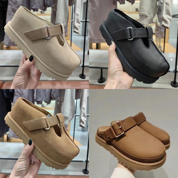 Designer Goldenstar Clogs Slippers Platform Suede Clog Golden star Beach Sandal Women Men Tazz Tasman Fall Mustard Seed Chestnut Summer Sandals