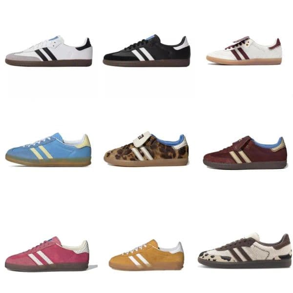 Designer womens shoes T leather stripes mens and sports board lovers strawberry bear pink German training