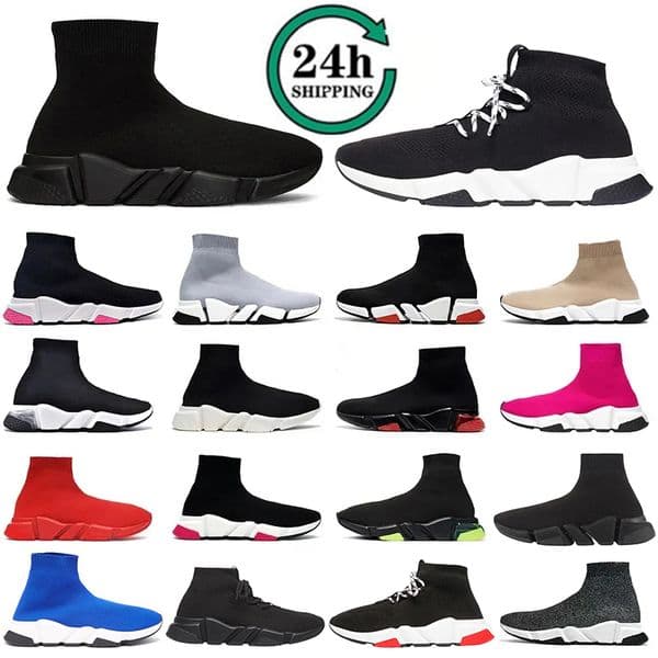 2025 designer shoes sneakers for men women high triple black red white beige pink cristal clearsole mens fashion sports trainers classic running shoe designer shoes