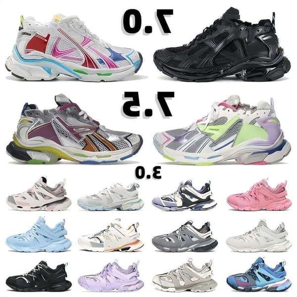 7 Designer 7.5 3.0 Men Dress Black Green runner 7 Leather Free Grey Light Purple Yellow White Womens Mens Shoes track 3.0 Big Size 13 Sneakers Trainers