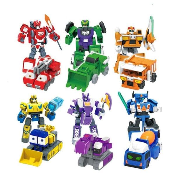 Cool Robot Toy Six in One Project Car Action Diagram Boy Toy W250228