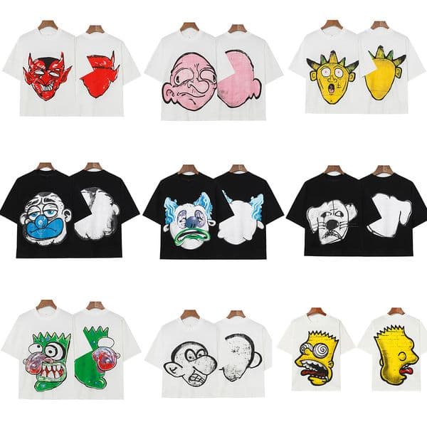 T-shirt Graphic Printed Short Sleeve Tee Mens Womens Y2K Shirts Harajuku Style Summer Tops Q260207