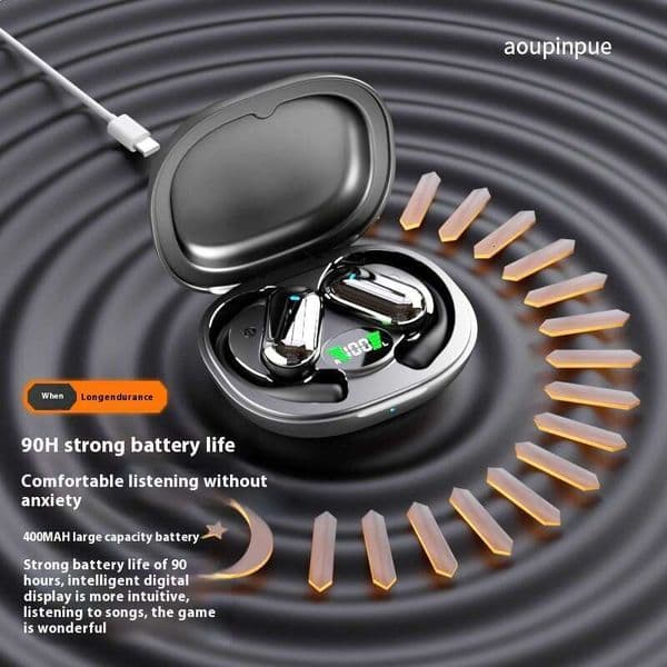 New hanging IOWS Bluetooth earphones for wireless sports running without in ear use 2024