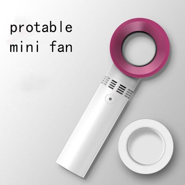 Hair Grafted Eyelash Blow Dryer Eyebrow Bladeless USB Charging Handheld Portable Mini Fan