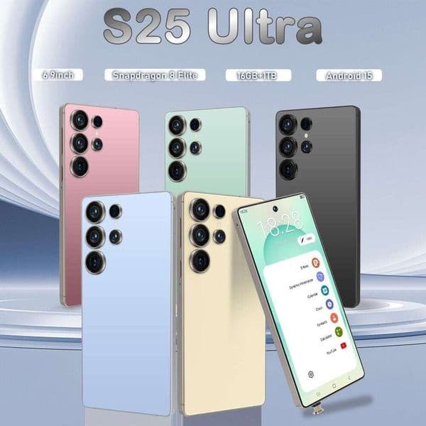 2025 Hot-Selling Phone S25 Ultra 7.3 Large Screen 13.0million Pixels 16GB+1TB comes with headphones + phone case