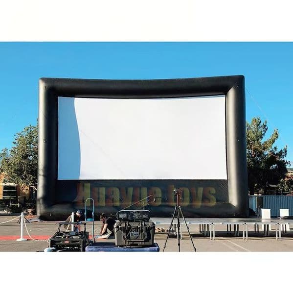 Inflatable Outdoor Projector Movie Screen Quick Inflation And Deflation Blow Up Mega family Projectors Screens Cinema