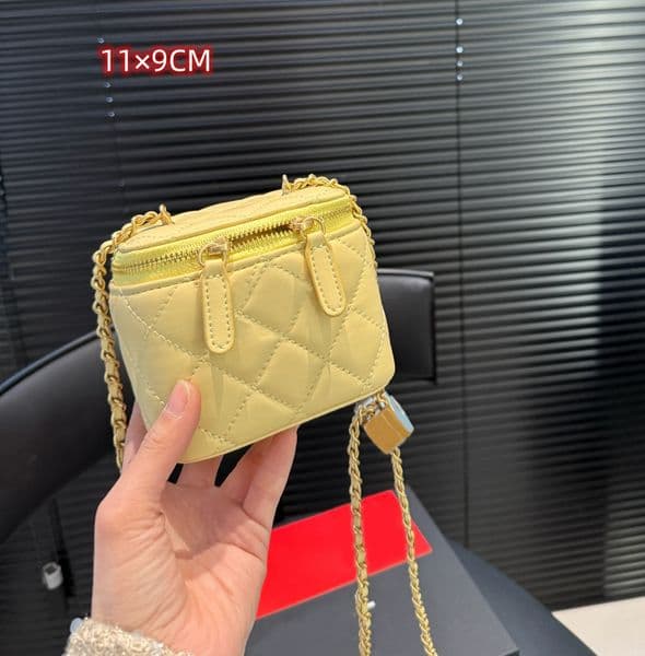 Small Crossbody Bag Handbags Purses Women Shoulder Bag Genuine Leather Shoulder Bag Brandthe tote shoulder tote wallet Wholesale Retail Yellow Color Spring Summer