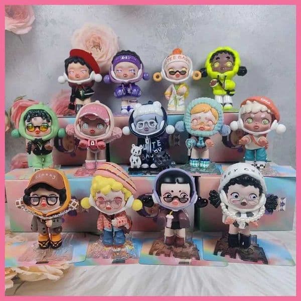 National Version Authentic Blind Box Skullpanda Bear Cat Craze Series Sp2 Hand-Made Model Decoration Gift For Children X250606