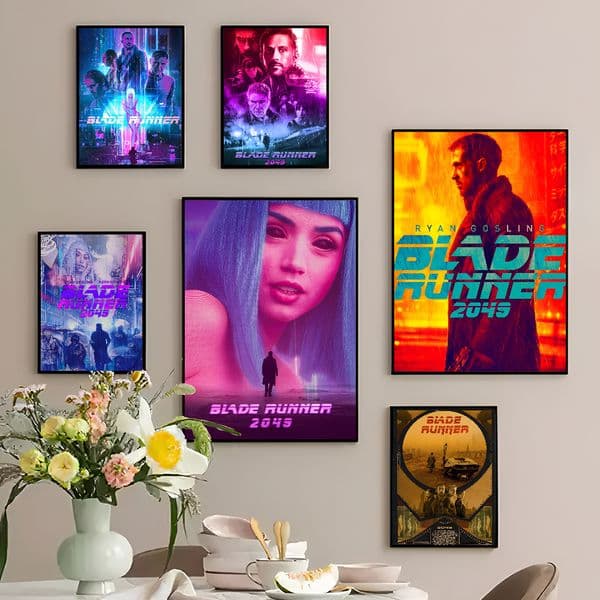Blade Runner 2049 Self-adhesive Art Poster Whitepaper Prints Posters Artwork Aesthetic Art Wall Painting