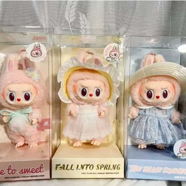 Hot Sale 1 1 Monster Labubu Series Fall In Wild Doll Lisa Same 17cm Vinyl Doll Toy Tide Play Pendant Toy Birthday Gifts X250606