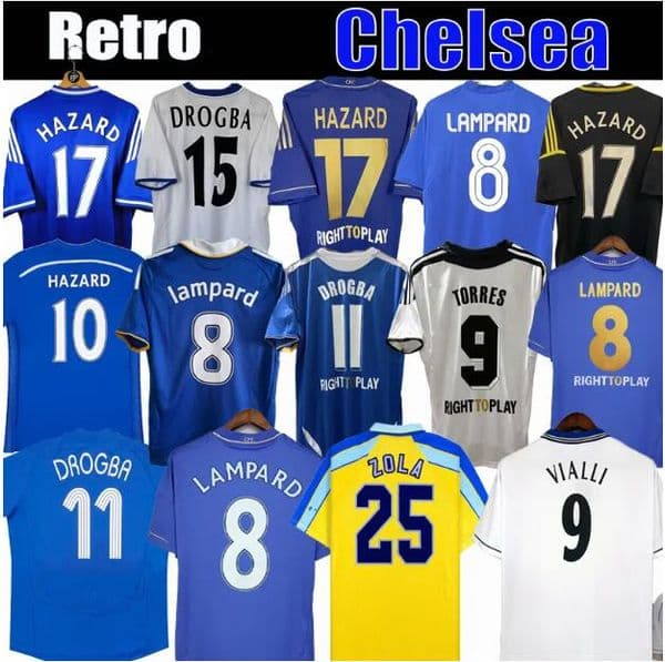 2011 2012 Chelsea Soccer Jerseys Lampard Torres Drogba 11 12 13 Final 94 95 96 97 98 99 Football Shirts Camiseta WISE 03 05 06 07 08 COLE ZOLA Vialli 07 08 01 03 HUGHES GULLIT
