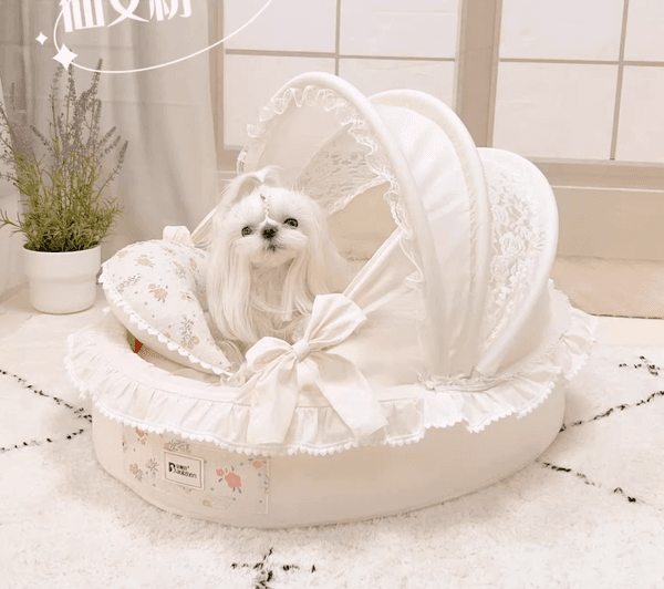 Four seasons pet cradle can be disassembled and washed dog house cat bed bearers Maltese small medium sized dogs