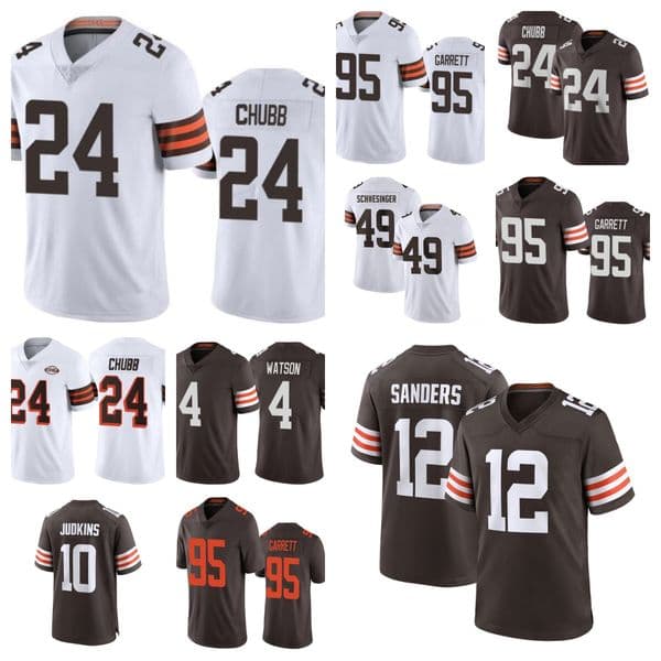 Men's Football 10 Judkins 49 Schwesinger 94 Graham 12 Shedeur Sanders 95 Garrett 4 Deshaun Watson 15 Flacco 24 Chubb 34 Jerome Ford 21 Denzel Ward Limited