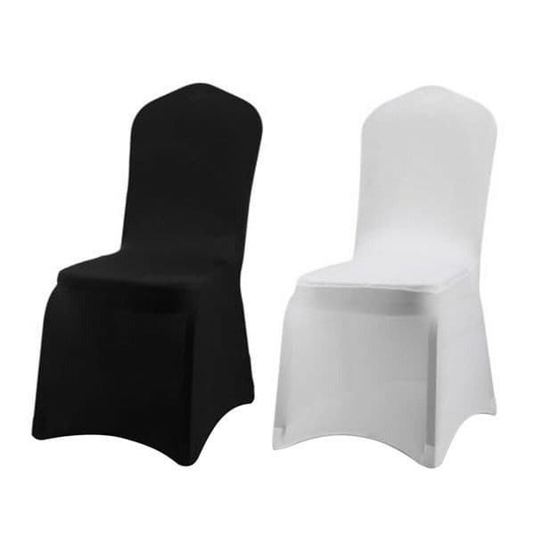 Wedding Banquet Chair Cover 2024 New Elastic Solid Color All-Inclusive Chair Cover Holiday Party Chair Case 12 Colors Slipcovers