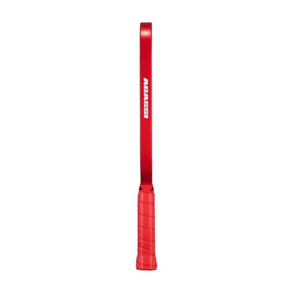 JOOLA Joint OEM Agassi Pick Paddle Carbon Fiber Pickleball Graf Pro 16mm Pickleball Paddle Feel-Tec (White/Red)