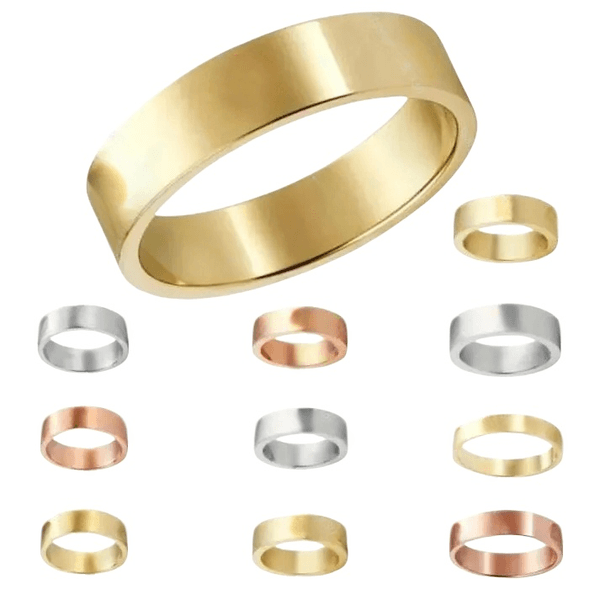 Designer classic for women mens rings Fashion love ring dia Titanium steel Alloy Gold-Plated Sier Rose Never fade Not allergic 4mm 5mm 6mm k407