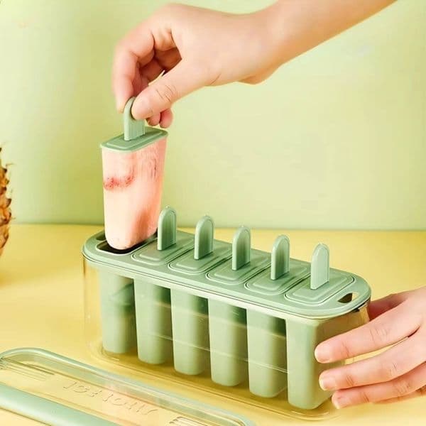 ice maker 1pc Large Capacity Mold - BPA-Free, Food-Grade, Homemade Cream Maker with Grinder , Perfect for Popsicle and Ice