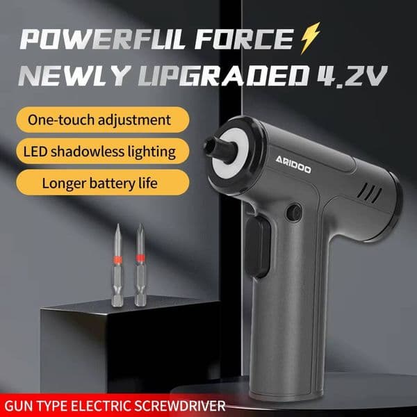 4.2V Mini Rechargeable Household 280rpm 2000mah Long Battery Life Electric Screwdriver Set Electrician Tool tues