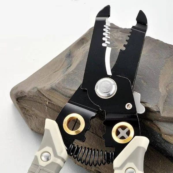 Decrustation Crimper Cable Stripper Cutter Multifunctional Wire Repair Tool Pliers D0LD
