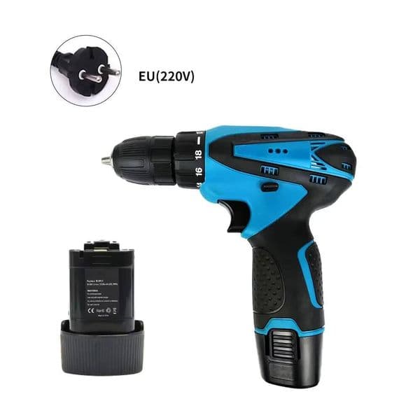 Multi-function screwdriver Rechargeable Lithium Battery Hand Drill Electric Screwdriver Cordless Power Drills Home
