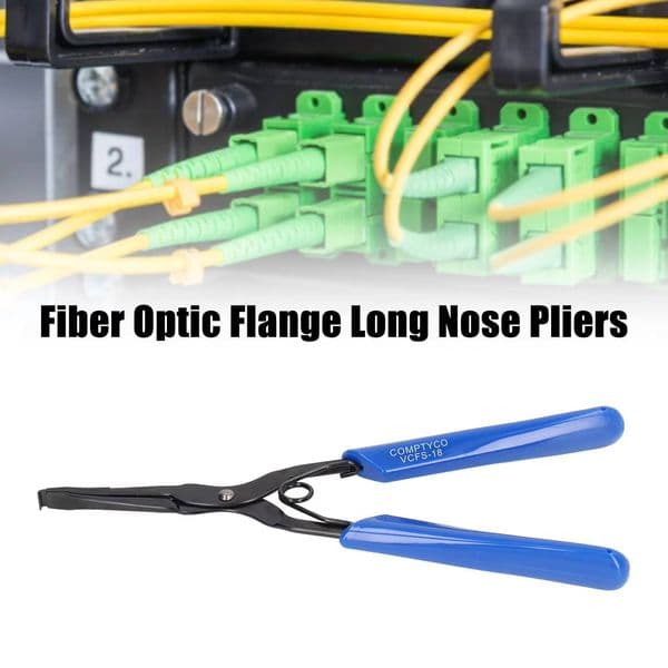 Optical Flange Long Nose Pliers Fiber Connector Inserting Extracting Tool Non Slip Handle tues