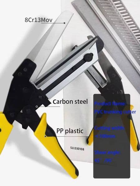 Wire Tool Cutting PVC Vsj-110Xc Slot Clamp Plastic Trunking Shear Angle Adjustable Scissors: 45/90 Degrees Product Hand tools Length 280Mm Scissors: tues