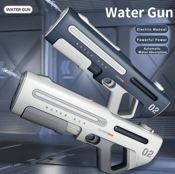 Children's Fully Automatic Water Storage Gun Large Capacity Electric Water Absorption Toy Summer Outdoor Gift