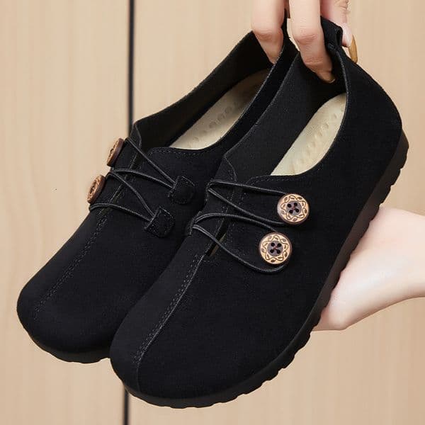 Ddmyoutdoor Women S Versatile Spring New Soft Sole Comfortable Polyurethane Lightweight Fashion Flat Casual Shoes Outdoor Shoes